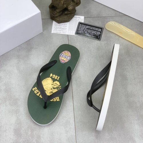 Replica Dsquared Slippers For Men #1195113 $45.00 USD for Wholesale