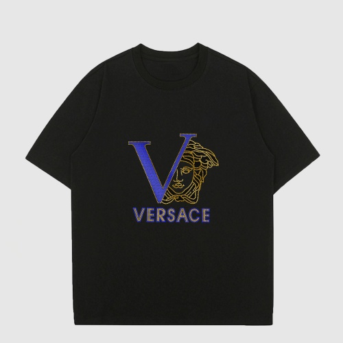 Versace T-Shirts Short Sleeved For Unisex #1195219 $27.00 USD, Wholesale Replica Versace T-Shirts