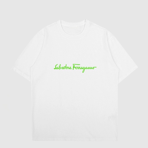 Salvatore Ferragamo T-Shirts Short Sleeved For Unisex #1195224