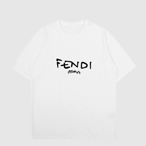 Fendi T-Shirts Short Sleeved For Unisex #1195234 $27.00 USD, Wholesale Replica Fendi T-Shirts