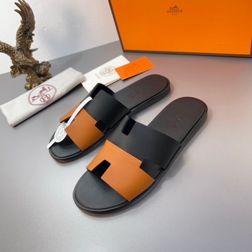 Hermes Slippers For Men #1195262 $45.00 USD, Wholesale Replica Hermes Slippers