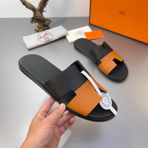 Replica Hermes Slippers For Men #1195262 $45.00 USD for Wholesale