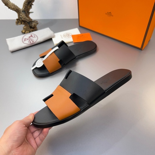 Replica Hermes Slippers For Men #1195262 $45.00 USD for Wholesale