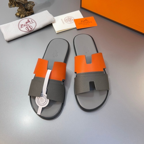 Replica Hermes Slippers For Men #1195264 $45.00 USD for Wholesale