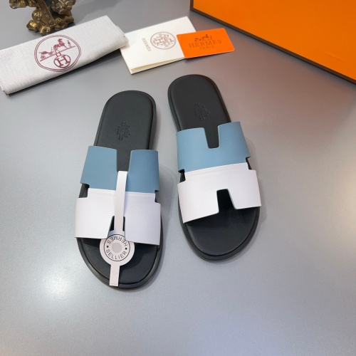 Replica Hermes Slippers For Men #1195265 $45.00 USD for Wholesale