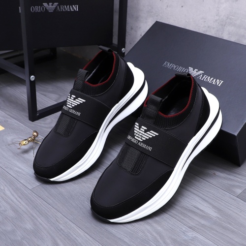 Replica Armani Casual Shoes For Men #1195271 $76.00 USD for Wholesale