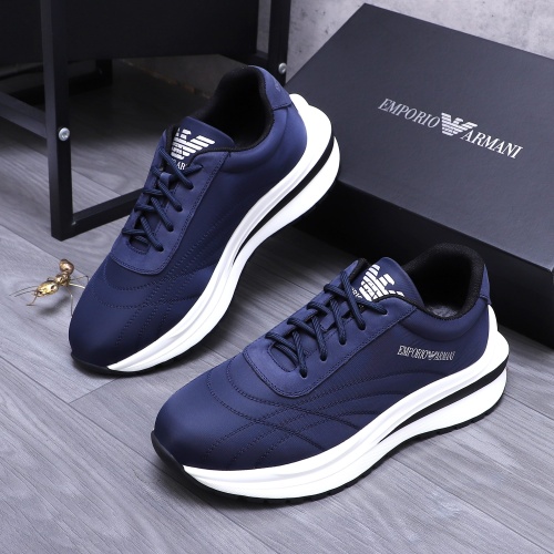 Armani Casual Shoes For Men #1195276 $76.00 USD, Wholesale Replica Armani Casual Shoes