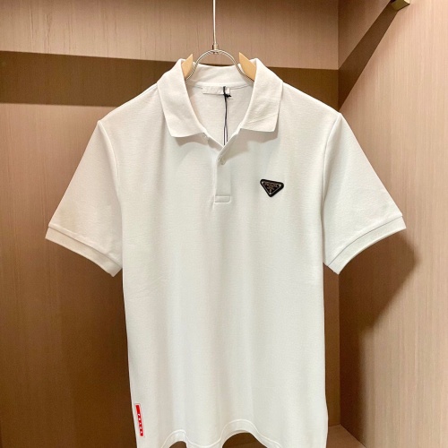 Prada T-Shirts Short Sleeved For Men #1195286 $64.00 USD, Wholesale Replica Prada T-Shirts