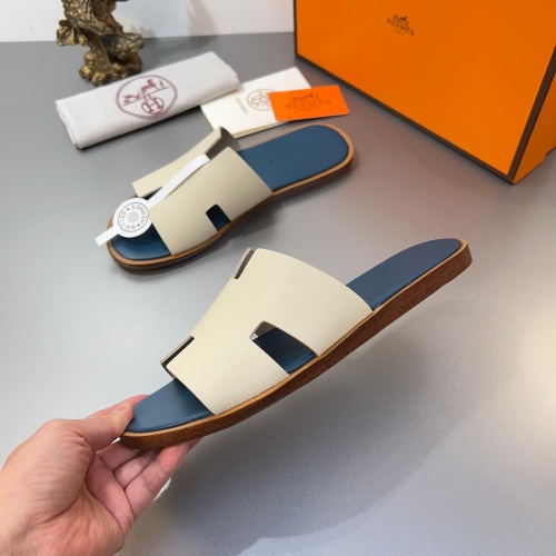 Replica Hermes Slippers For Men #1195324 $45.00 USD for Wholesale