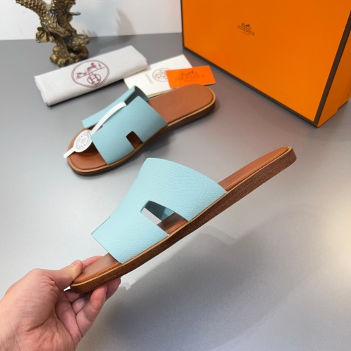 Replica Hermes Slippers For Men #1195332 $45.00 USD for Wholesale