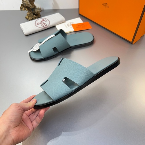 Replica Hermes Slippers For Men #1195335 $45.00 USD for Wholesale