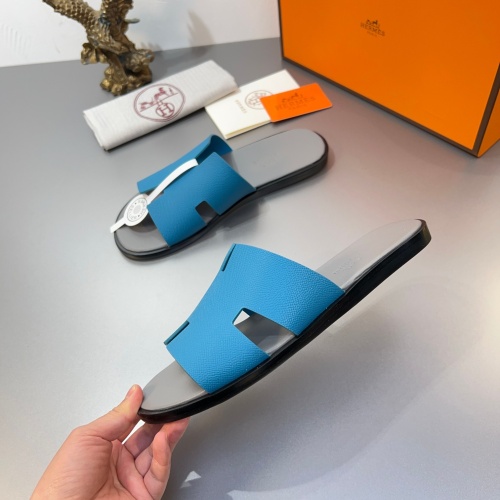 Replica Hermes Slippers For Men #1195337 $45.00 USD for Wholesale
