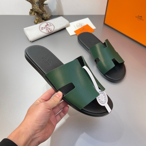 Replica Hermes Slippers For Men #1195339 $45.00 USD for Wholesale