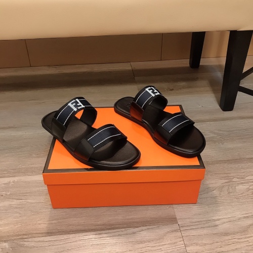 Fendi Slippers For Men #1195364 $40.00 USD, Wholesale Replica Fendi Slippers
