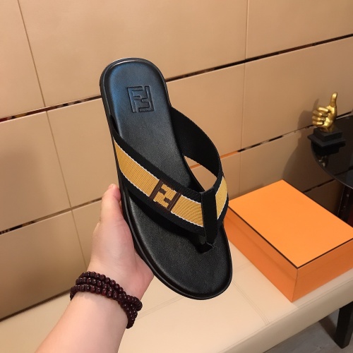 Replica Fendi Slippers For Men #1195368 $40.00 USD for Wholesale