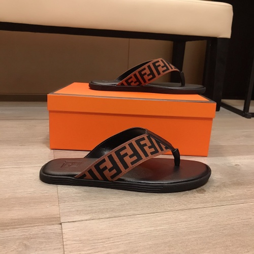 Replica Fendi Slippers For Men #1195392 $40.00 USD for Wholesale