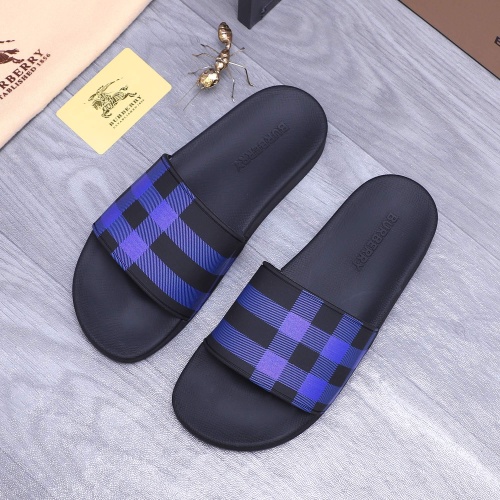 Replica Burberry Slippers For Men #1195421 $42.00 USD for Wholesale