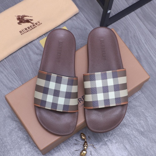 Burberry Slippers For Men #1195425 $42.00 USD, Wholesale Replica Burberry Slippers