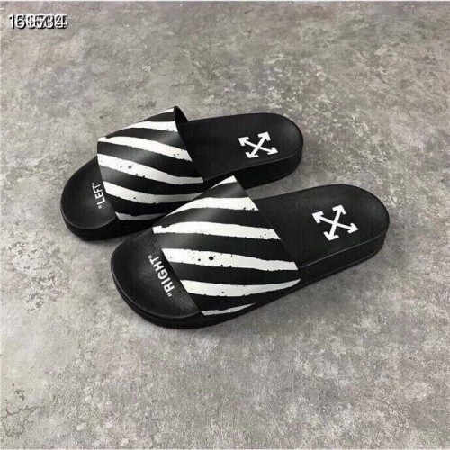 Off-White Slippers For Women #1195433 $45.00 USD, Wholesale Replica Off-White Slippers