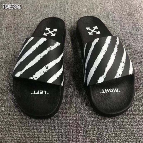Replica Off-White Slippers For Women #1195433 $45.00 USD for Wholesale