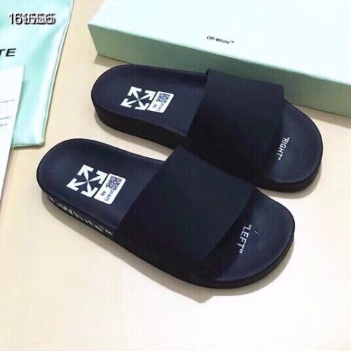 Replica Off-White Slippers For Women #1195437 $45.00 USD for Wholesale