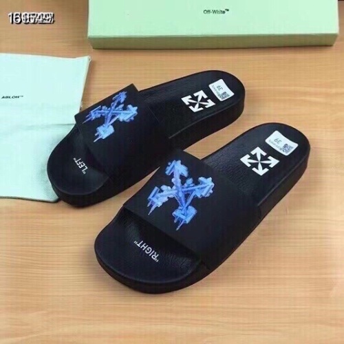 Off-White Slippers For Men #1195440 $45.00 USD, Wholesale Replica Off-White Slippers