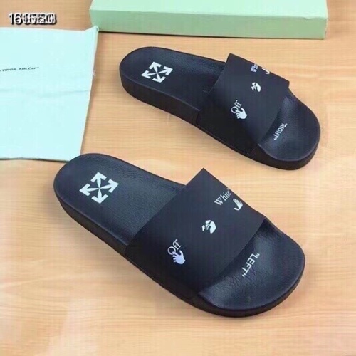 Replica Off-White Slippers For Women #1195441 $45.00 USD for Wholesale