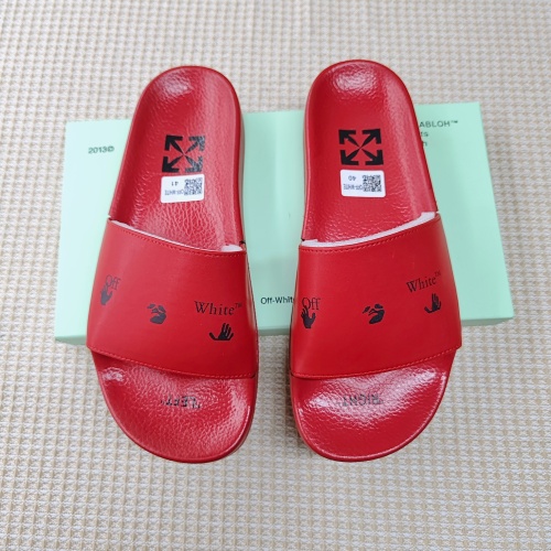 Off-White Slippers For Women #1195443 $45.00 USD, Wholesale Replica Off-White Slippers