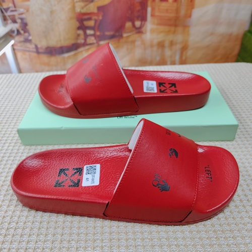Replica Off-White Slippers For Women #1195443 $45.00 USD for Wholesale