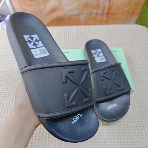 Replica Off-White Slippers For Women #1195447 $45.00 USD for Wholesale