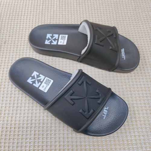Replica Off-White Slippers For Men #1195448 $45.00 USD for Wholesale