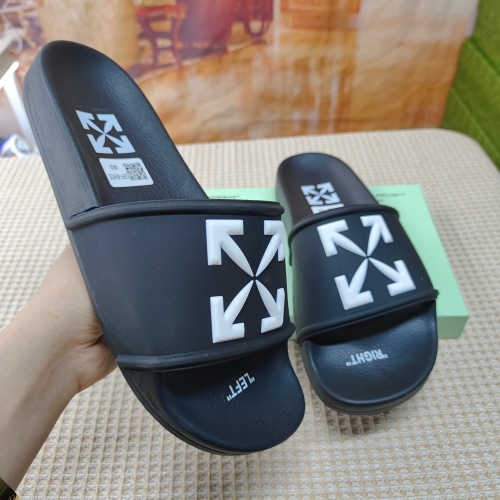 Replica Off-White Slippers For Women #1195449 $45.00 USD for Wholesale