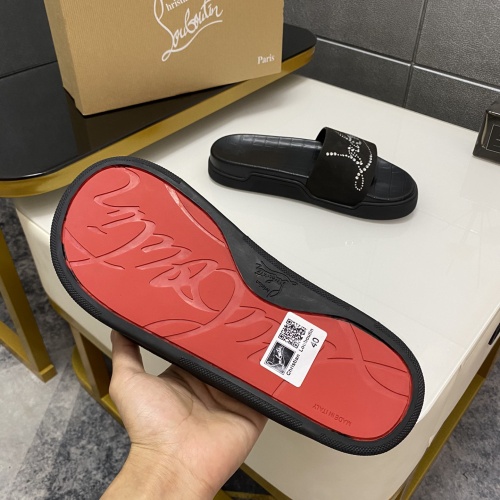 Replica Christian Louboutin CL Slippers For Men #1195459 $64.00 USD for Wholesale
