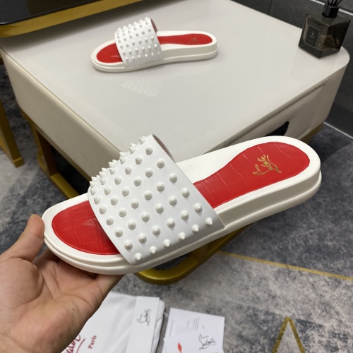 Replica Christian Louboutin CL Slippers For Men #1195460 $56.00 USD for Wholesale