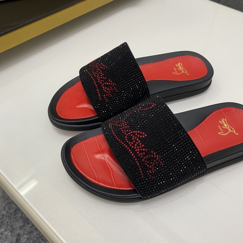 Replica Christian Louboutin CL Slippers For Men #1195464 $56.00 USD for Wholesale