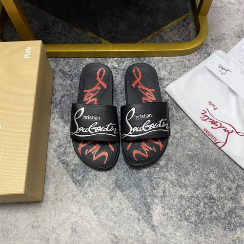 Christian Louboutin CL Slippers For Men #1195467 $56.00 USD, Wholesale Replica Christian Louboutin CL Slippers