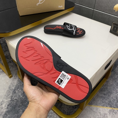 Replica Christian Louboutin CL Slippers For Men #1195467 $56.00 USD for Wholesale