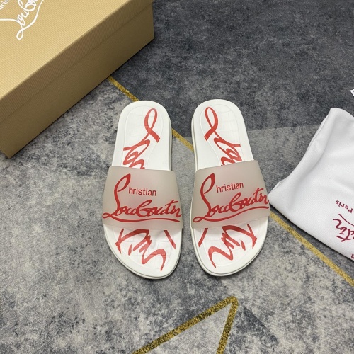 Christian Louboutin CL Slippers For Men #1195468 $52.00 USD, Wholesale Replica Christian Louboutin CL Slippers