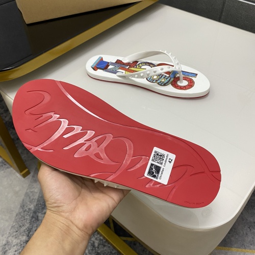 Replica Christian Louboutin CL Slippers For Women #1195471 $45.00 USD for Wholesale