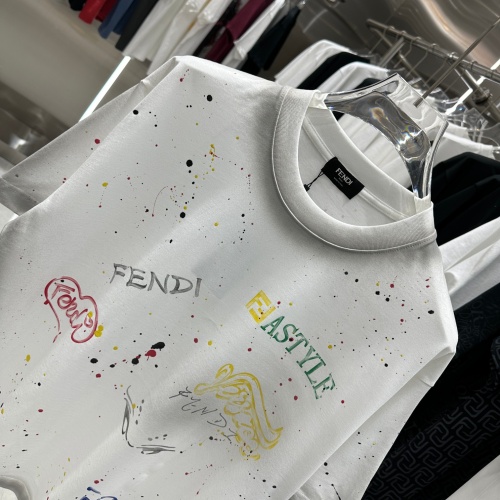Replica Fendi T-Shirts Short Sleeved For Unisex #1195617 $41.00 USD for Wholesale