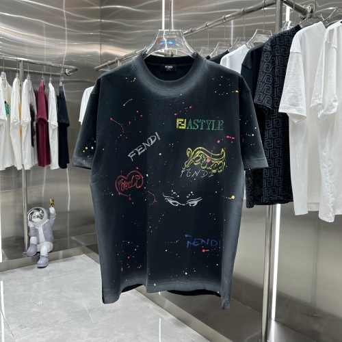 Fendi T-Shirts Short Sleeved For Unisex #1195618 $41.00 USD, Wholesale Replica Fendi T-Shirts