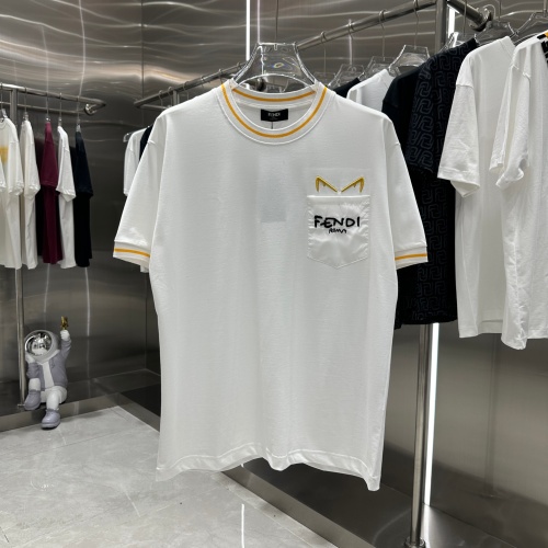 Fendi T-Shirts Short Sleeved For Unisex #1195619 $41.00 USD, Wholesale Replica Fendi T-Shirts