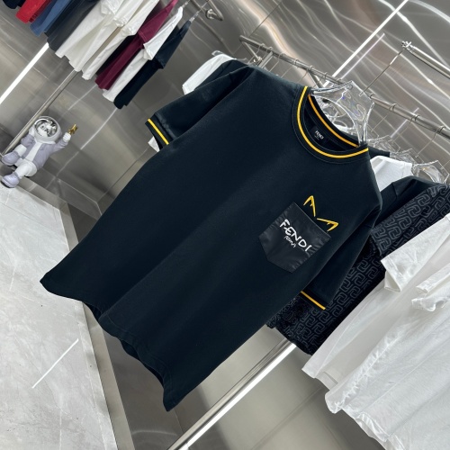 Replica Fendi T-Shirts Short Sleeved For Unisex #1195620 $41.00 USD for Wholesale