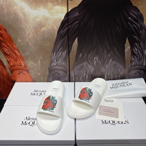 Replica Alexander McQueen Slippers For Men #1195626 $45.00 USD for Wholesale