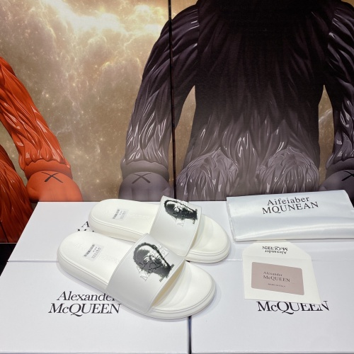 Replica Alexander McQueen Slippers For Men #1195629 $45.00 USD for Wholesale
