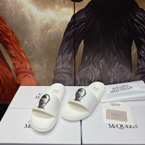Replica Alexander McQueen Slippers For Men #1195629 $45.00 USD for Wholesale