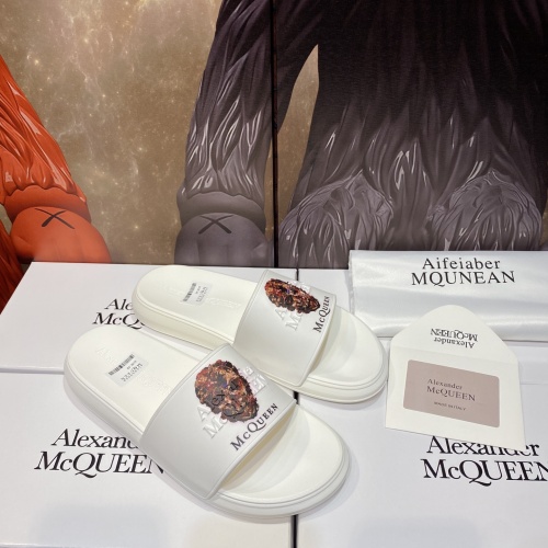 Replica Alexander McQueen Slippers For Men #1195633 $45.00 USD for Wholesale