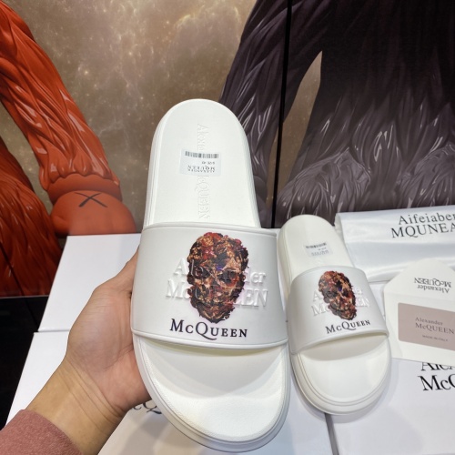 Replica Alexander McQueen Slippers For Men #1195633 $45.00 USD for Wholesale