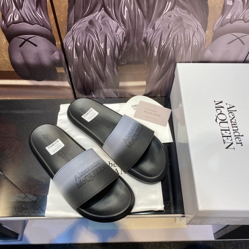 Replica Alexander McQueen Slippers For Men #1195640 $45.00 USD for Wholesale