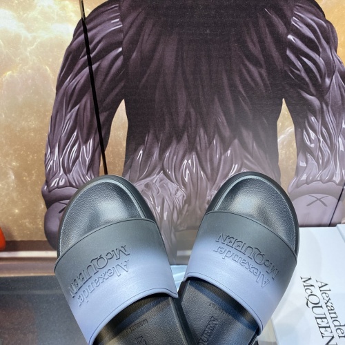 Replica Alexander McQueen Slippers For Men #1195640 $45.00 USD for Wholesale